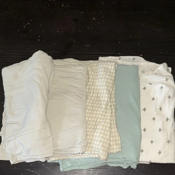 5 Bamboo baby swaddle blankets - Picture 1 of 8